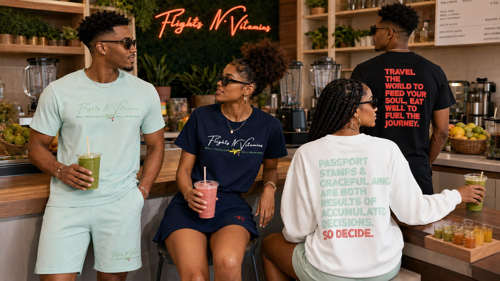 Smoothie shop editorial
