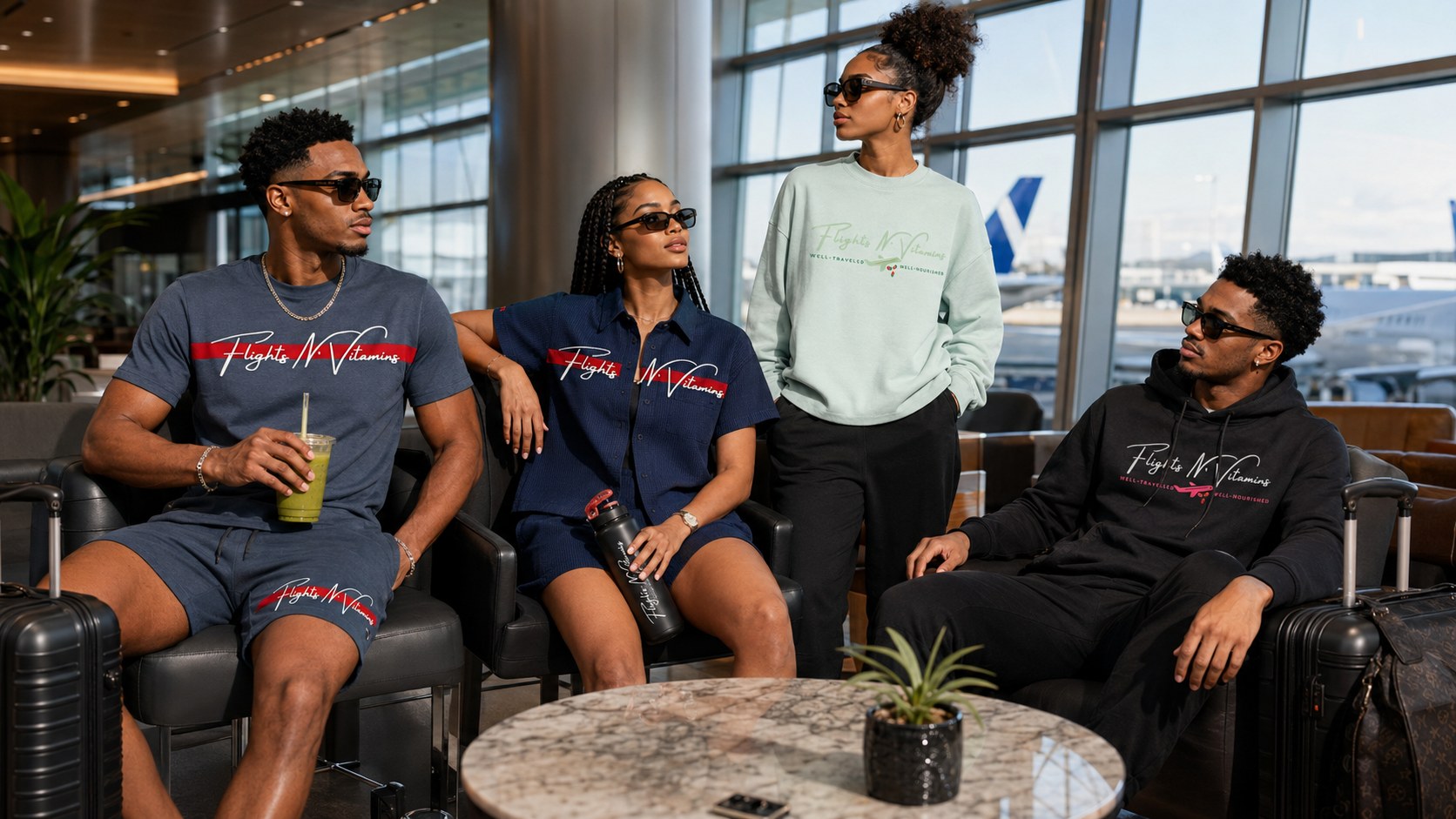 Airport lounge editorial